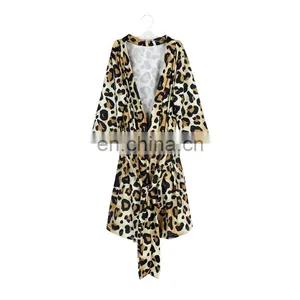 Lady Flower Bridesmaid Robe Bridal Dressing Gown Kimono Sleepwear thumbnail-2