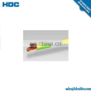 Factory Best Selling Yellow Green H07V-K Cable 6mm2 PVC Insulation Flexible Conductor Without Sheath Equipment Wire thumbnail-3