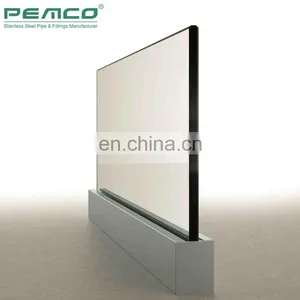 PJ-E601 New Balcony Aluminium Frameless Balcony Tempered Glass Balustrade Design thumbnail-3