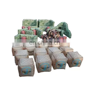 Australia Indoor Inflatable Archery Shooting Brick War Game Bunkers Team Building Equipment Army Paintball Bunker Obstacles Set thumbnail-2
