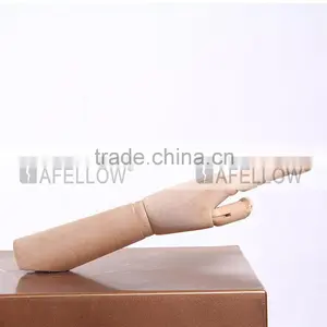 Glove Jewelry Display Flexible Wood Mannequin Hand for Sale thumbnail-5