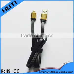 Newest Molding Reversible Usb Micro Cable With Gold Connector 1m Quality Choice thumbnail-2