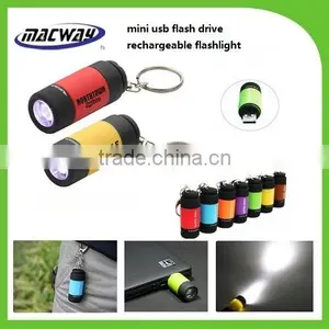 2016 Hotting Gift Mini Flat Led Flashlight With Flash Drive Usb thumbnail-1