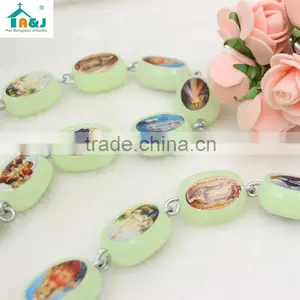 Professional Religious Factory Glow in the Dark Plastic Rosary Sell Well Item thumbnail-4