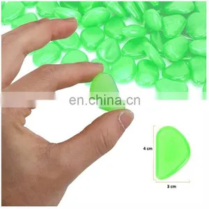 Glow In Dark Resin Stone Luminous Pebble For Fish Tank /Home Decor - Multicolor thumbnail-5