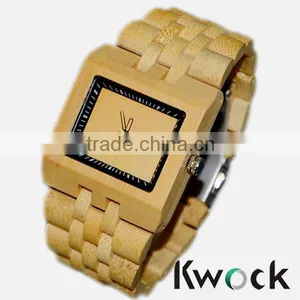 Traditional Wooden Watch Square Picture Men's Only thumbnail-1