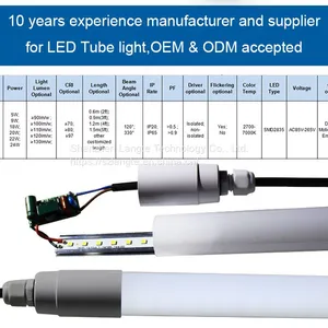 Ip65 Factory Wholesales 900mm 3ft t8 Waterproof Led Tube thumbnail-3