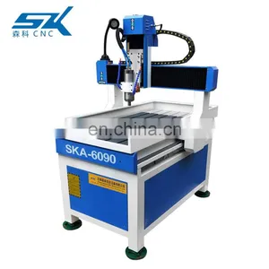 Economic Mini Metal CNC Milling Machine 6090 Mini CNC Engraving Machine Sculpture Wood Carving CNC Router thumbnail-1