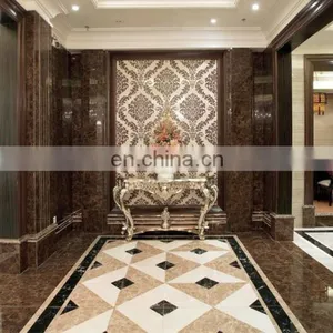 Spanish Marble Slabs Dark Emperador Marble thumbnail-5