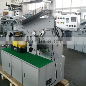 UGS21S 2 PLUS 1 Color Roll to Roll Automatic Fabric Label Flexo Printing Machine, Ribbon Trademark Flexographic Printer thumbnail-2