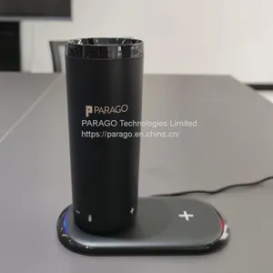 2022 Rechargeable Smart Heating Mug With Lithium Battery,Smart Temperature Control Travel Mug, Wireless Smart Phone Charger thumbnail-3