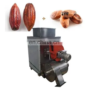 Stainless Steel Roasted Cacao Cocoa Beans Peeling Shell Shelling Machine thumbnail-1