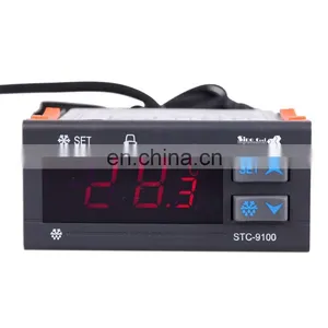 Digital Temperature Controller Digital Refrigerator Thermostat STC-9100 thumbnail-1