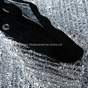 HDPE Wear-Resisting Heat Control Aluminum Shade Net Garden Shading Screen Car Cover Outdoor Lots Netting thumbnail-3