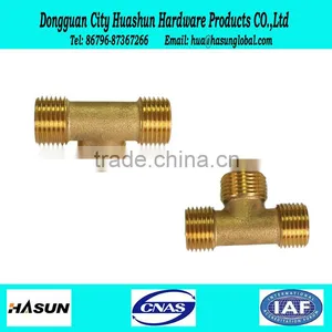 Brass Compression Tee Union thumbnail-2