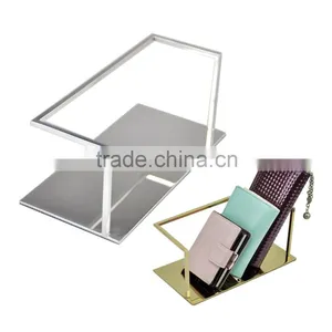 Metal Wallet Display Stand Purse Display Holder Wallet Shelf thumbnail-2
