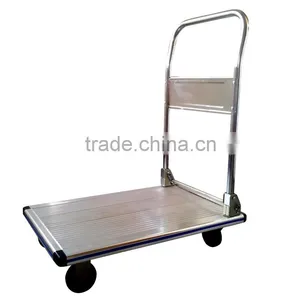 Durable Alunimum Platform Hand Truck Dolly Wagon Hand Pallet Truck thumbnail-1