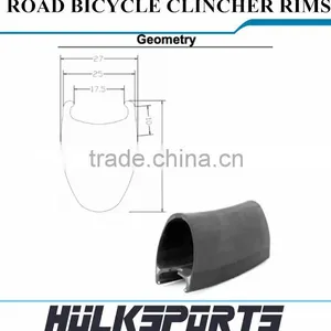 Road Bicycle Wheel Rims 700c 38mm Profile 25mm Width Carbon Road Bike Clincher Wheel Rims Carbon Clincher Wheel Bike Rims thumbnail-6