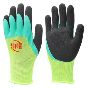 Snellsafety 13 Gauge Polyester 3/4 Latex Foam Double Dipping Safety Glove thumbnail-1