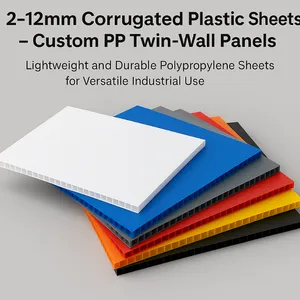 Multicolor Lightweight And Durable 2-12mm Corrugated Plastic Sheets thumbnail-1