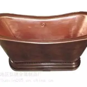 Handmade Pure Copper Bathtubs, Factory Direct Supply, Multiple Types, Customizable Bathtubs thumbnail-4