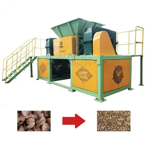Organic Waste Steel Scrap Metal Shredder Heavy Duty Carton Polyurethane Foam Shredding Machine thumbnail-1
