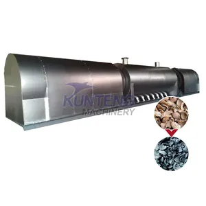 Continuous Rotary Charcoal Furnace Fruit Waste Bagasse Carbonization Combustion Furnace EPC thumbnail-1