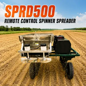 Spinner Spreader Direct Drive Agricultural Manure Spreader With 500L Stainless Steel Hopper thumbnail-1