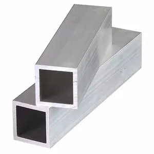 Factory Direct Aluminium Square Pipe & Rectangular Tubing Anodized Powder Coated for Construction thumbnail-4