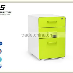 Luoyang Steel Mobile Filing Cabinet for Office/movable Pedestal thumbnail-2