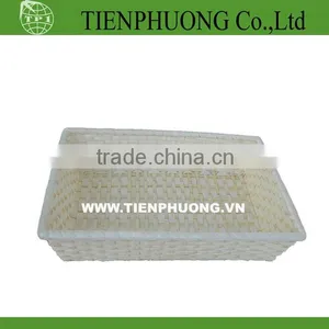 Weaving Empty Bamboo Fruit Basket thumbnail-1