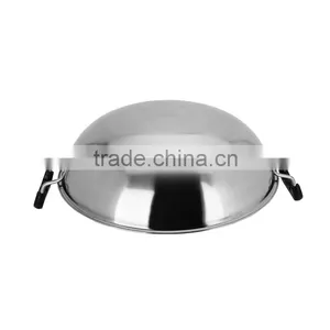 High Quality Stainless Steel Frying Pan With Double Handle thumbnail-3