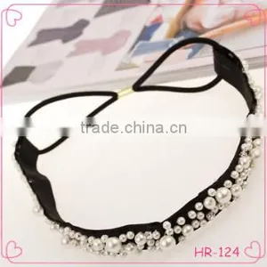 Wedding Bridal Crystal Pearl Wedding Headband thumbnail-1