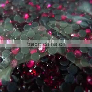 Rhinestone Hot Fix Iron on SS10(2.8mm) Glass Material Rhinestone Rose COLOR thumbnail-1
