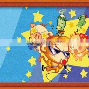 Carton Monkey Modern Oil Painting by Numbers thumbnail-1