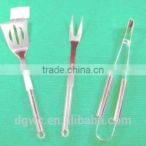 6pcs Apron Bbq Set With Wooden Tool Handle thumbnail-5