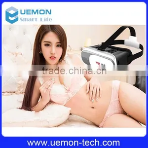 3D VR Box 2nd Virtual Reality Glasses Cardboard Movie and Game for Samsung and Other Smart Phone thumbnail-1
