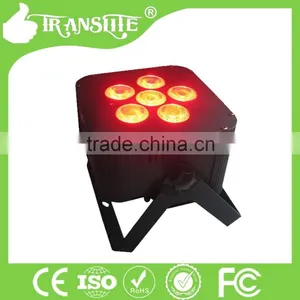 Hot Sale Weeding Christmas Decoration LED Stage Light 6pcs 7in1 RGBWAUV +Pink LED Par Light thumbnail-4