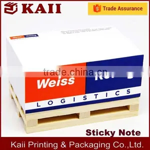 Printed Sticky Note With Wooden Pallet, Memo Pad on Wooden Pallet, Creative Sticky Note & Note Pad Manufacturer in China thumbnail-1