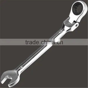Handtools, 20mm Mirror Polished Flexible Ratchet Combination Wrench,spanner thumbnail-1