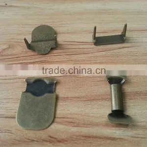 8014A6 Brass Hook and Bar in Oxy Brass Color For Mens Suit Trousers --8014A6 thumbnail-4