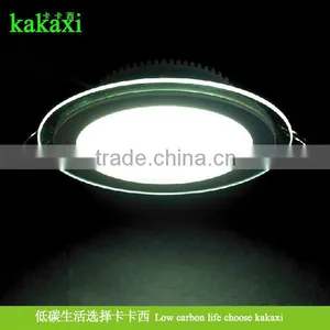 Round Glass LED Panel Light 6w 12w 18w SMD5730 LED Round Kitchen Lamp LED Ceiling Light thumbnail-2