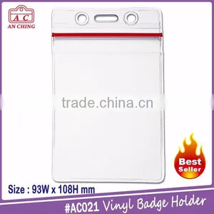 Popular Durable Waterproof Zip Lock Pvc Custom Name Badge thumbnail-5