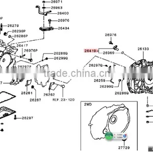Auto Speed Sensor For Mitsubishi Pajero Lancer L200 KB4T V73 V78 V97 NA4W CS3A MR567292 8651A109 MD759163 MD327107 MR331743 thumbnail-4