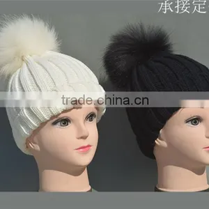 Wholesale Fashionable Factory Price Ladies Knitting Hat thumbnail-1