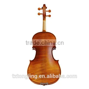 Popular Handmade Art Flamed Tongling Student Violin thumbnail-3
