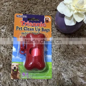 Bone Shape Dog Waste Bag Dispenser and Disposable Refills thumbnail-4