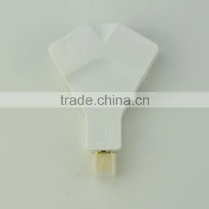 High Quality Gold Plated Mini dp to Hdmi Vga Adapter for Laptop thumbnail-3
