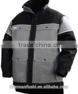 2015 Top Quality Anti-Static Jacket Workwear Wholesale Customed Best Selling Cheap Work Jacket thumbnail-1