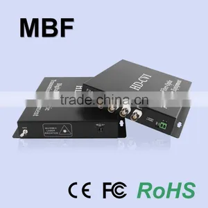 4 Channel HD-CVI Video Compatible HDCVI Optical Converter thumbnail-1